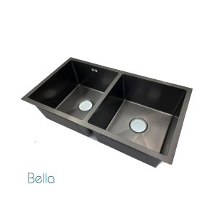 FREGADOR #7845B BLACK 78X45X20CM - Imagen 1