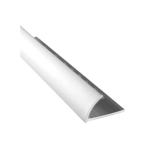 PERFIL OVALADO MATE ALUMINIO 8.5 mm X 2.60 mt - Imagen 1