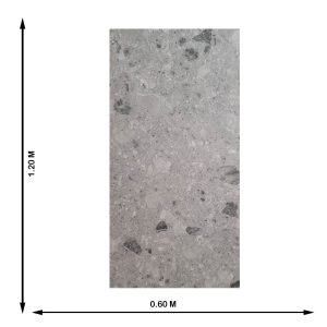 PISO 60X120 #126A87 TERRAZO GREY - Imagen 3