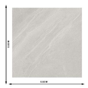 PISO 83X83 LIMESTONE GRIGIO - Imagen 2