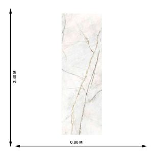 PLANCHA PORC. #MACEDONIA WHITE 80X240X15MM - Imagen 2