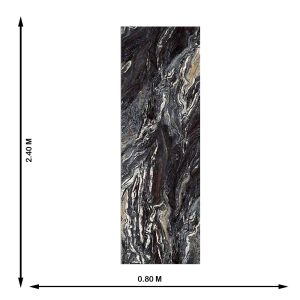 PLANCHA PORC. #BRAZILIAN BLACK 80X240X15MM - Imagen 2