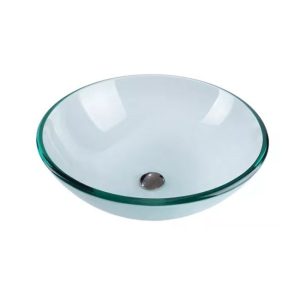 LAVAMANO #GB-20-CL VIDRIO TRANSPARENTE