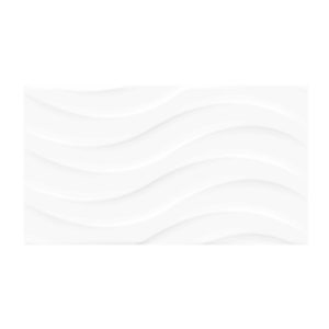AZULEJO 32X58 #58115 ONDAS BRANCO - Imagen 1