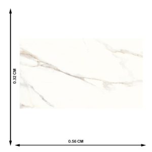 AZULEJO 32X56 #HD3276 CARRARA - Imagen 2