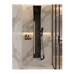 JUEGO DUCHA #JX-7008B BLACK BELLA - Imagen 2